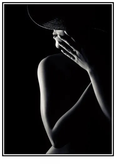 Nordic Sexy Female Model Canvas Painting Poster for Home Decor