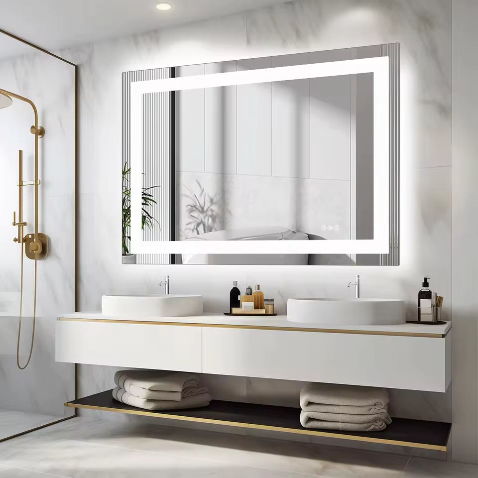 Modern Minimalist LED Bathroom Vanity Mirror for Living Room