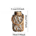 Modern Transparent Glass Flower Vase Tabletop Ornament for Home Decor