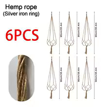 Creative Macrame Suspension Plant Pot Hanging Basket for Home Decor