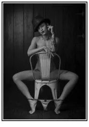 Nordic Sexy Female Model Canvas Painting Poster for Home Decor