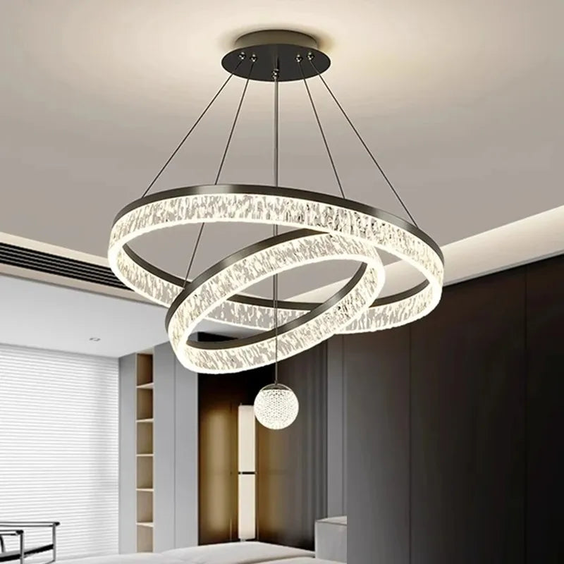 Modern LED Pendant Light Adjustable Hanging Lamp Living Room Dining Table Home Decor Indoor Lighting