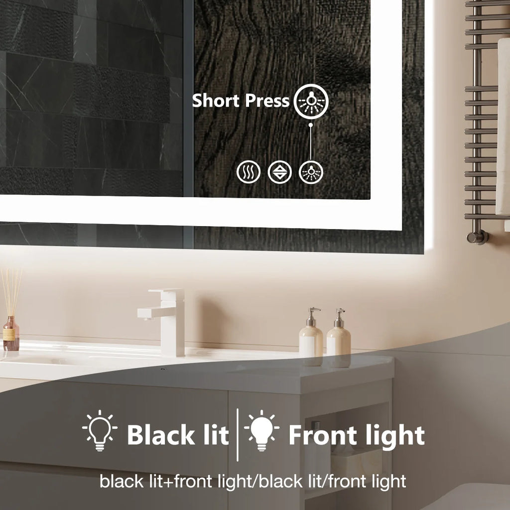 Modern Minimalist LED Bathroom Vanity Mirror for Living Room