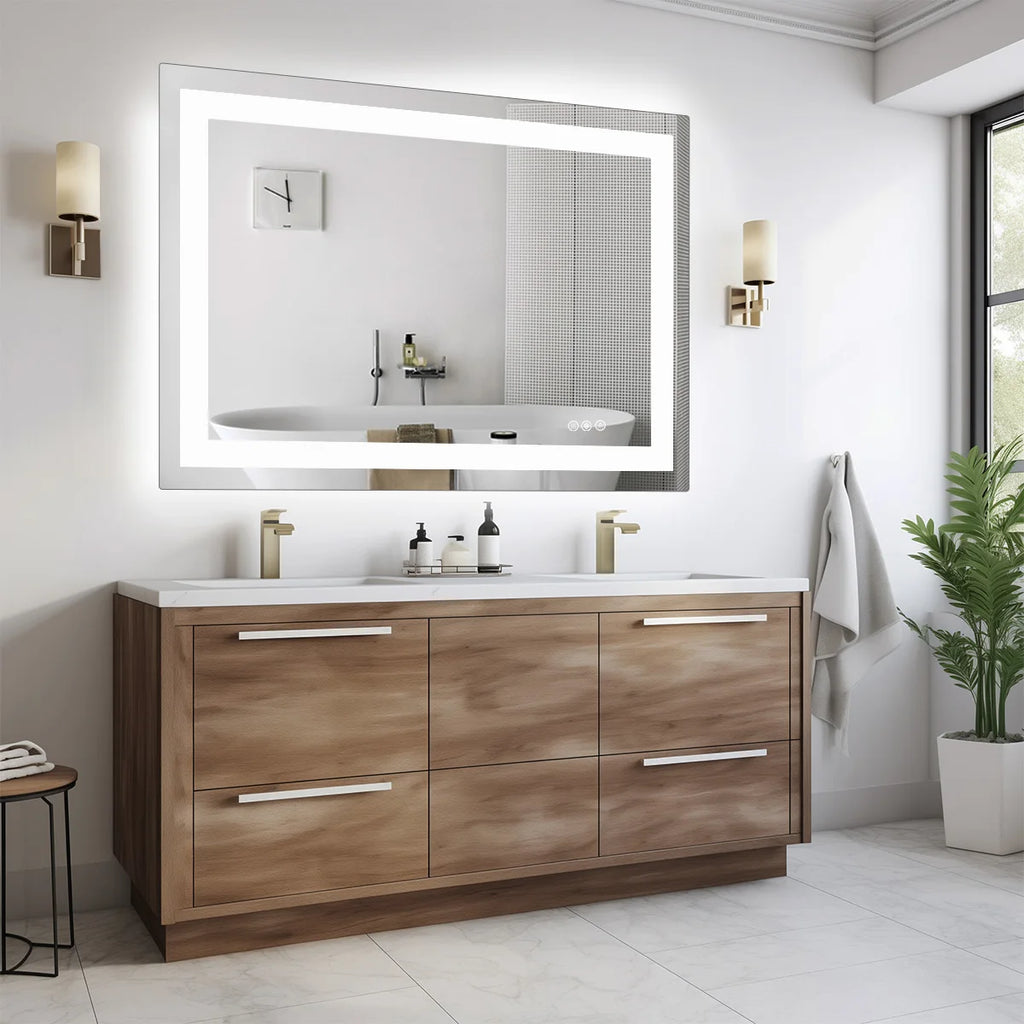 Modern Minimalist LED Bathroom Vanity Mirror for Living Room
