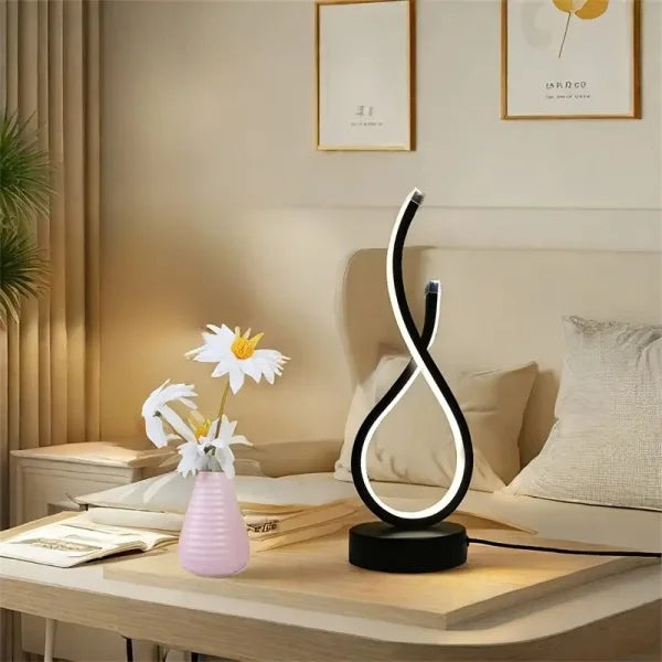 Modern Minimalist Nordic Style Table Lamp Bedside Ambient Light