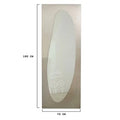 Modern Stainless Steel Full Length Floor Standing Mirror for Home Decor