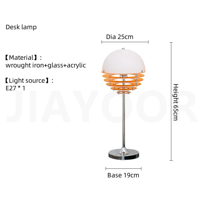 Modern Industrial Floor Lamp Iron Glass Stone Living Room Sofa Side Decoration Standing Light Home Desk Kitchen Pendant E27