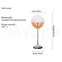 Modern Industrial Floor Lamp Iron Glass Stone Living Room Sofa Side Decoration Standing Light Home Desk Kitchen Pendant E27