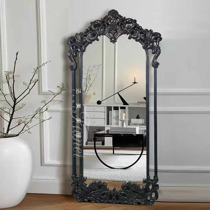 Modern Luxury Full Body Standing Floor Mirror for Living Room