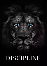 Modern Animal Motivational Canvas Painting Poster for Home Decor