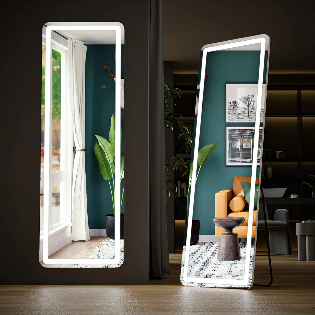 Modern Luxury Full Length Standing Floor Mirror for Home Decor