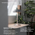 Luxury Glass Marble Rechargeable Table Lamp Touch Control