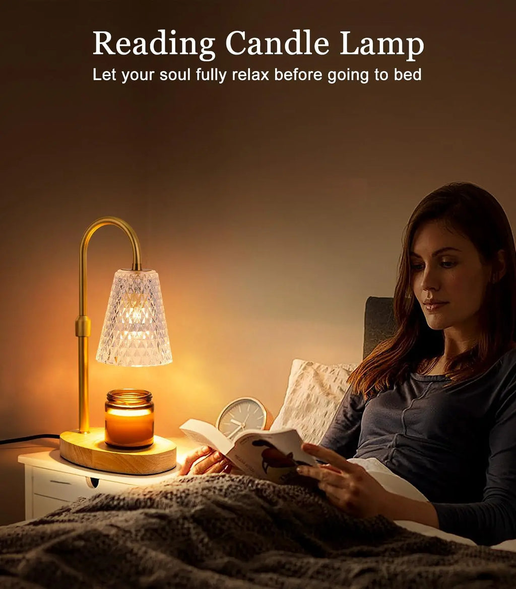 Timer Dimmable Candle Warmer Lamp Home Decor