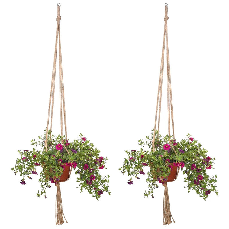 Creative Macrame Suspension Plant Pot Hanging Basket for Home Decor