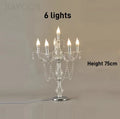 Luxury Crystal Floor Lamp with LED Bulbs for Living Room Bedroom