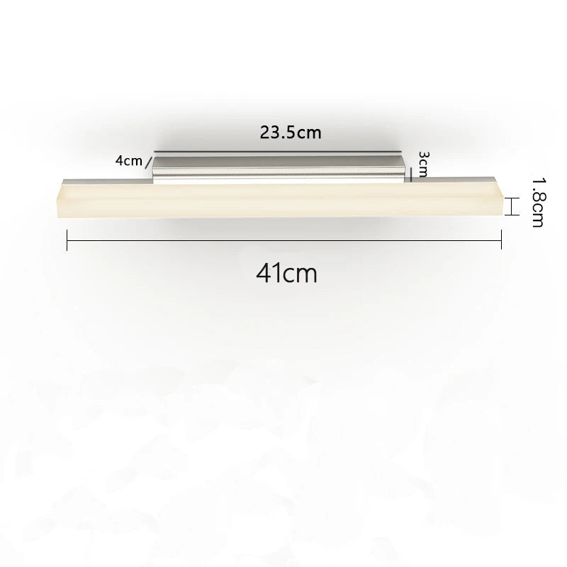 Simple Bathroom Wall Lamps Acrylic Lampshade Nordic Dressing Table Mirror Sconce Lights LED Home Decor Easy Installation Lustres