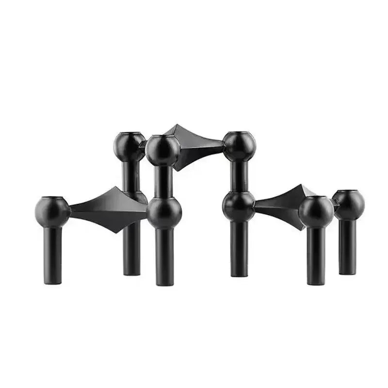 Modern Nordic Metal Molecular Candle Holder Centerpiece Tabletop Living Room Decor