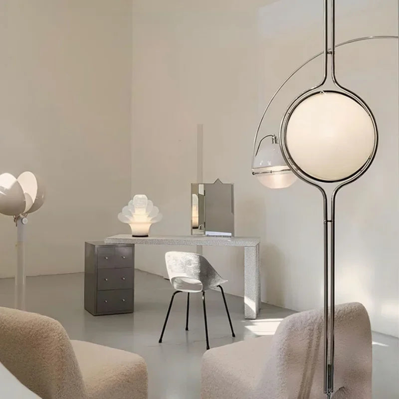 Nordic Minimalist Ball Bedside LED Floor Lamp Ceiling Chandelier Art Hanging Pendant Light Home Decor
