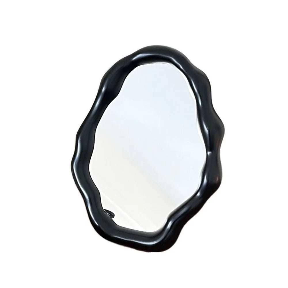 Modern Irregular Cloud Folding Desktop Vanity Mirror for Home Decor