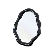 Modern Irregular Cloud Folding Desktop Vanity Mirror for Home Decor