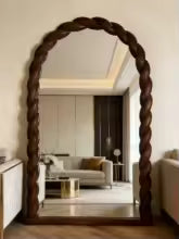 Nordic Luxury Full Length Floor Standing Mirror for Home Decor