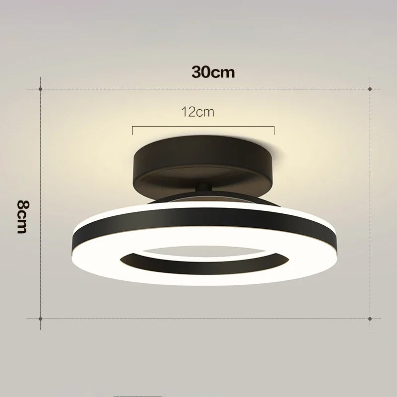 Modern LED Ceiling Light Indoor Lighting Home Decoration Bedroom Dining Table Living Room Balcony Corridor