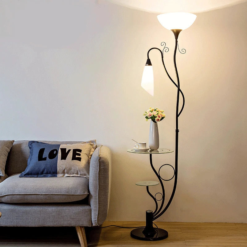 Modern Nordic LED Flower Floor Lamp for Living Room Bedroom Study