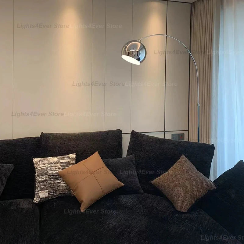 Modern LED E27 Dimmable Stainless Steel Floor Lamp