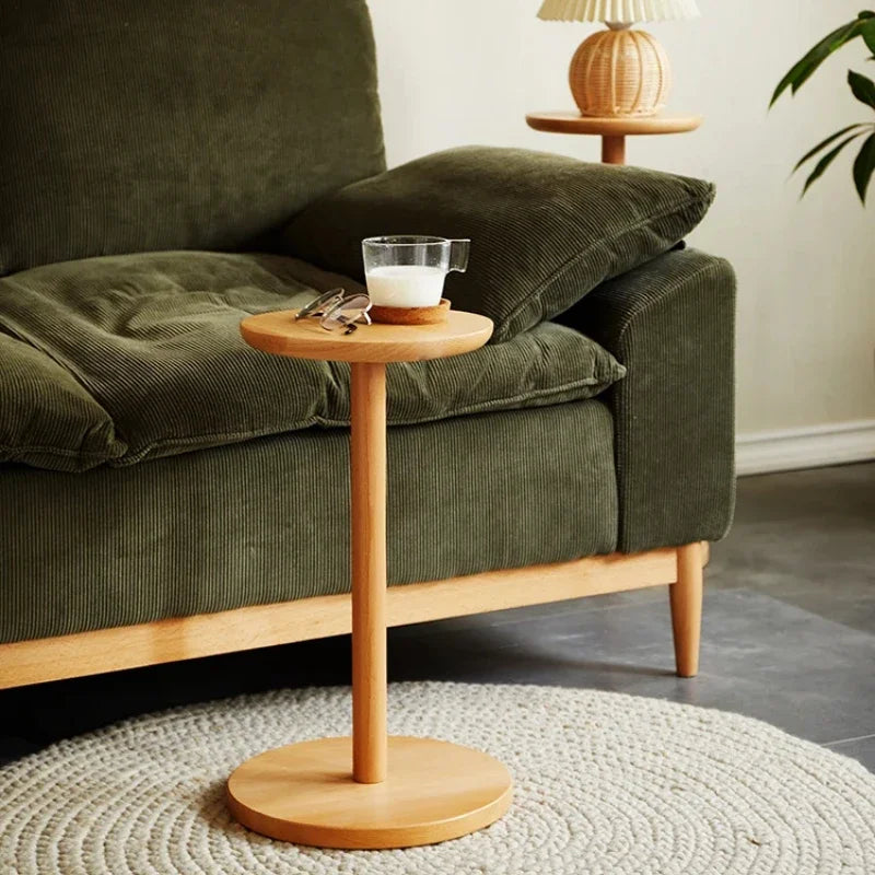 Modern Wooden Coffee Table with Storage Shelf for Living Room Bedroom