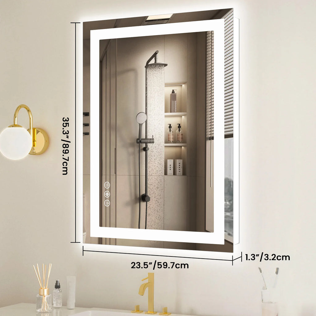 Modern Minimalist LED Bathroom Vanity Mirror for Living Room