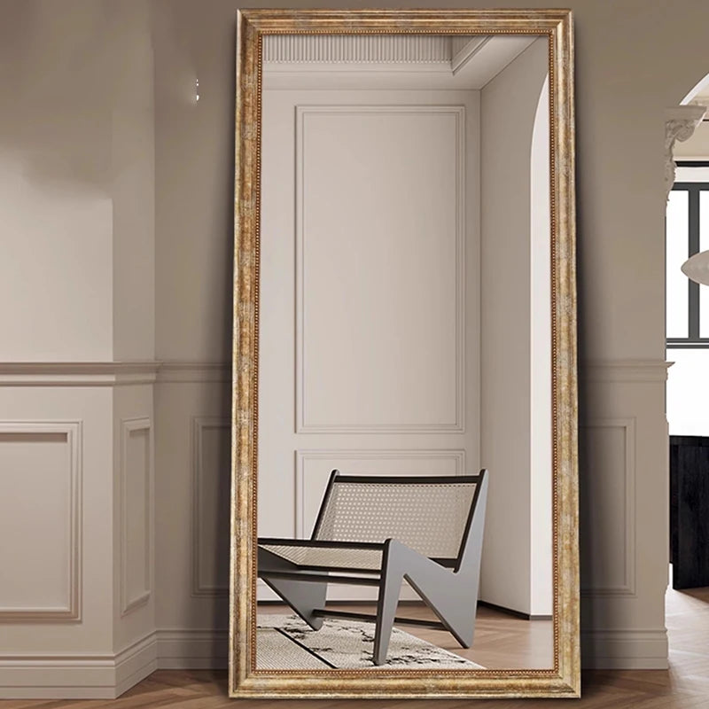 Modern Luxury Full Length Standing Floor Mirror for Home Decor