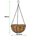 Modern Metal Wire Hanging Planter Basket for Garden Decor