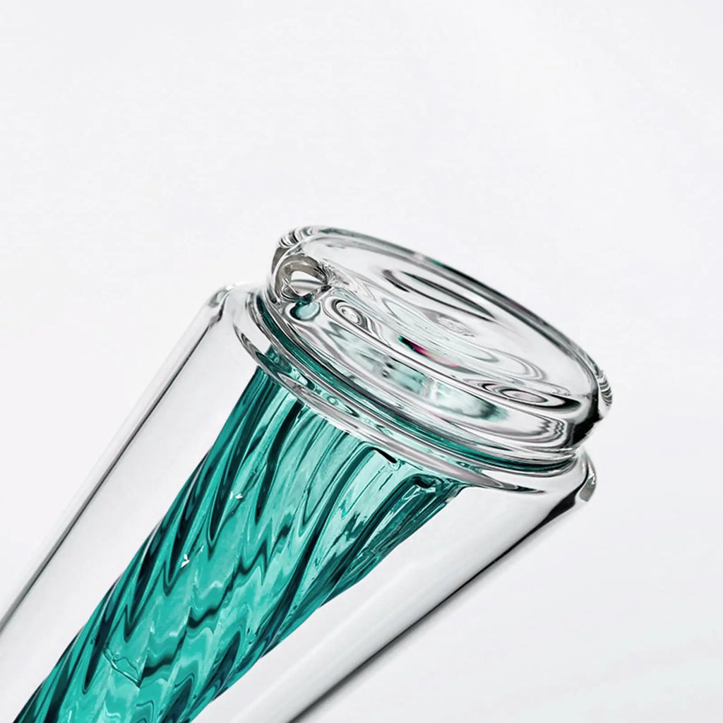 Modern Crystal Glass Flower Vase Tabletop Ornament for Home Decor
