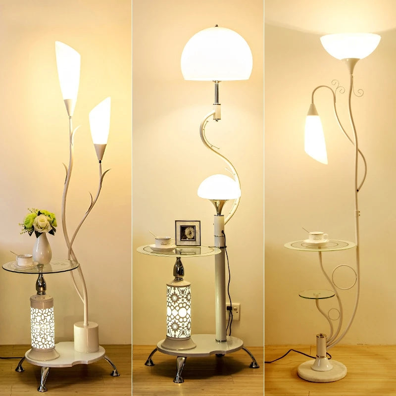 Modern Nordic LED Flower Floor Lamp for Living Room Bedroom Study