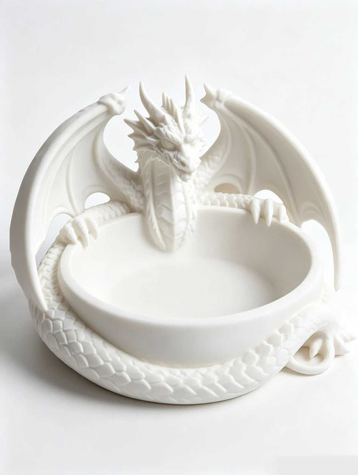 Gothic Fantasy Dragon Plastic Jewelry Tray Tabletop Ornament for Home Decor