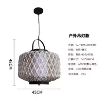 Modern LED Table Lamp Waterproof Villa Garden Hotel Bedroom Living Room