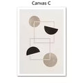 Abstract Color Block Canvas Poster for Bedroom Living Room