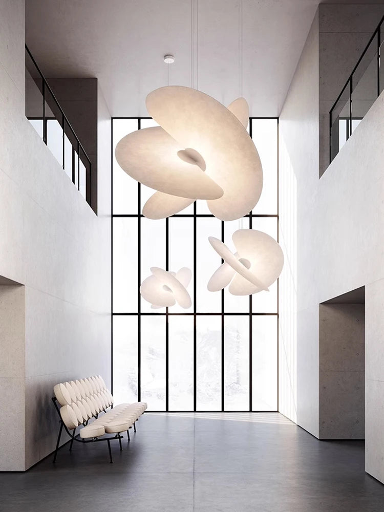 Nordic Designer Silk Pendant Light for Living Room Bedroom Dining Bar