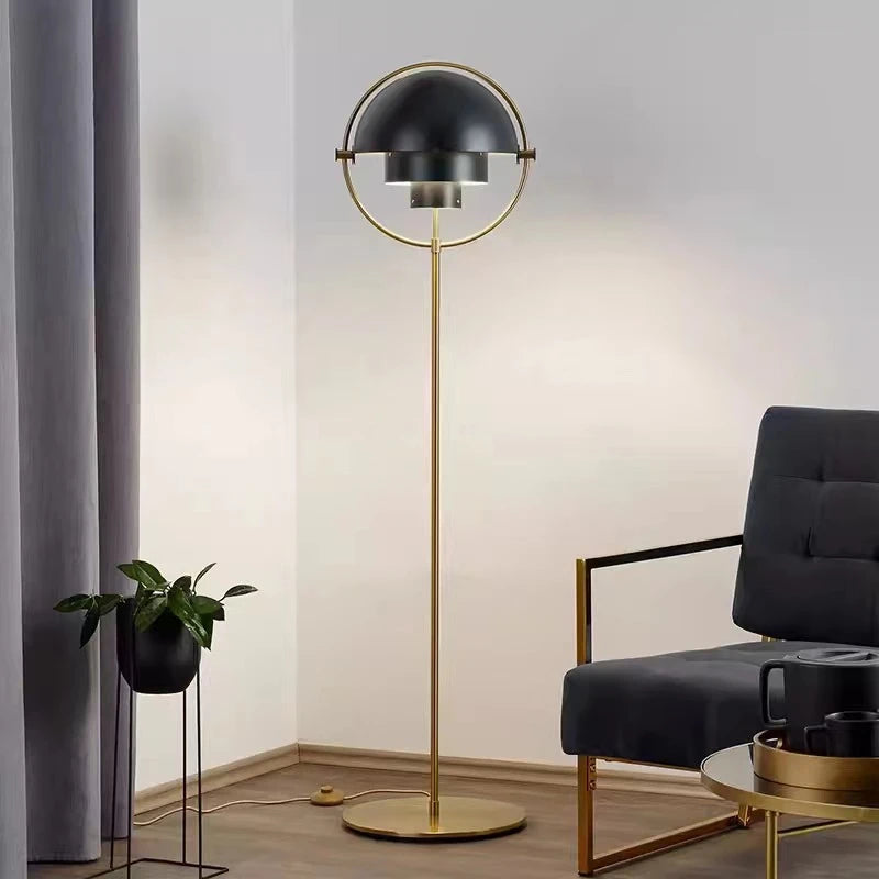 Nordic Metal Multi Lite LED Floor Lamp for Living Room Bedroom