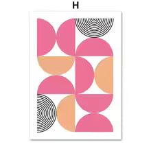 Minimalist Bauhaus Matisse Angel Canvas Wall Art Poster for Living Room