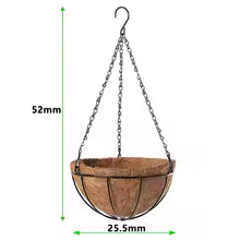 Modern Metal Wire Hanging Planter Basket for Garden Decor
