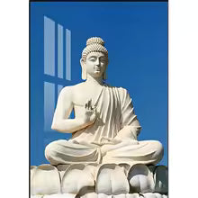 Modern Buddha Canvas Painting Poster for Home Decor