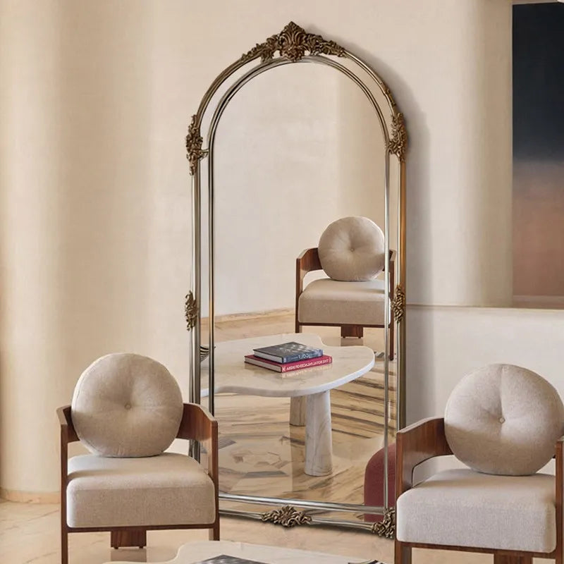 Modern Korean Style Full Body Standing Mirror for Home Decor