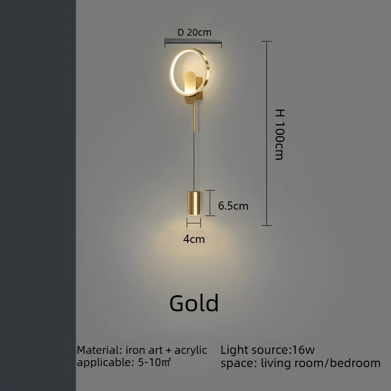 Modern Nordic Wall Lamp for Living Room Bedroom