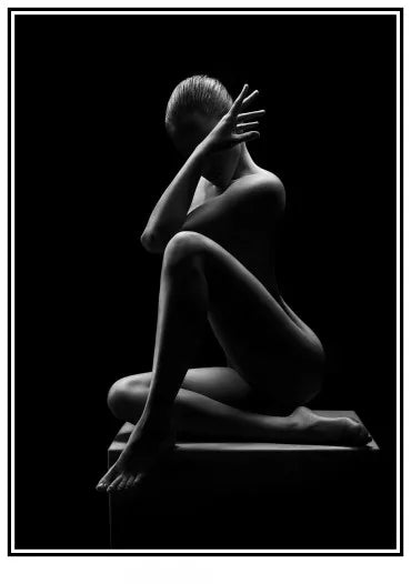 Nordic Sexy Female Model Canvas Painting Poster for Home Decor