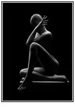 Nordic Sexy Female Model Canvas Painting Poster for Home Decor