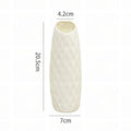 Modern Plastic Flower Vase Pot Tabletop Ornament for Home Decor