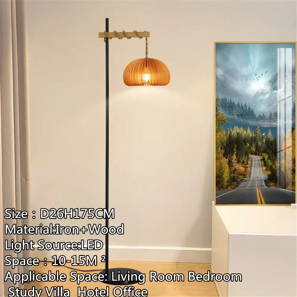 Modern Art Multicolor Glass LED Floor Lamp for Living Room Bedroom