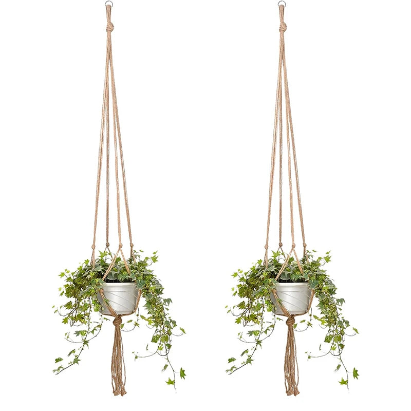 Creative Macrame Suspension Plant Pot Hanging Basket for Home Decor