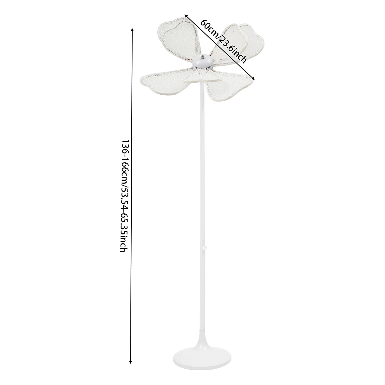 Modern Flower Floor Lamp 50W LED 3-Pack Adjustable Height for Wedding Living Room
